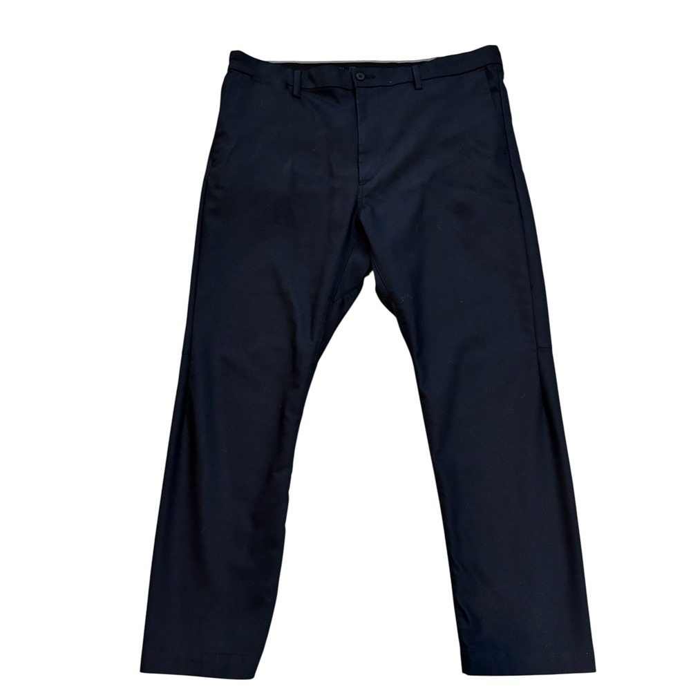 Polo Ralph Lauren Performance Pants Mens 38 30 Navy Flat Front Chino Style‎